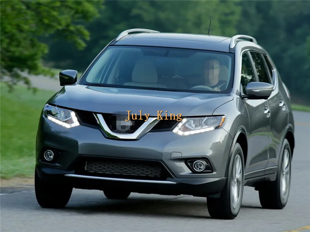 July King светодиодный тормозной фонарь чехол для Nissan X-trail Rouge 14-17 Qashqai Altima Teana, ночной DRL вспышка тормозной стример поворотники