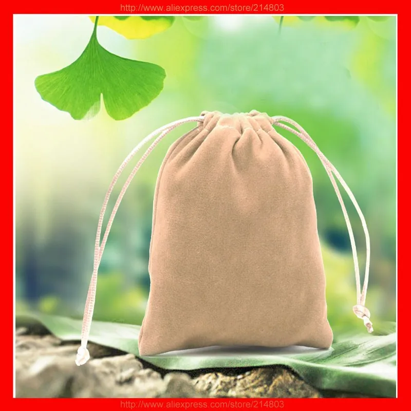 apricot velvet bag