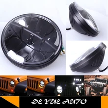 2 шт. грузовик-lite 7-дюймовый круглый светодиодный фар комплект для Jeep Wrangler CJ TJ JK Harley