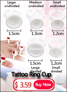 tattoo ring cups