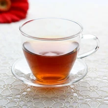 150 мл стеклянная чайная чашка с блюдцем Gongfu Цветочная чайная чашка чайный горшок набор кофе чайный набор