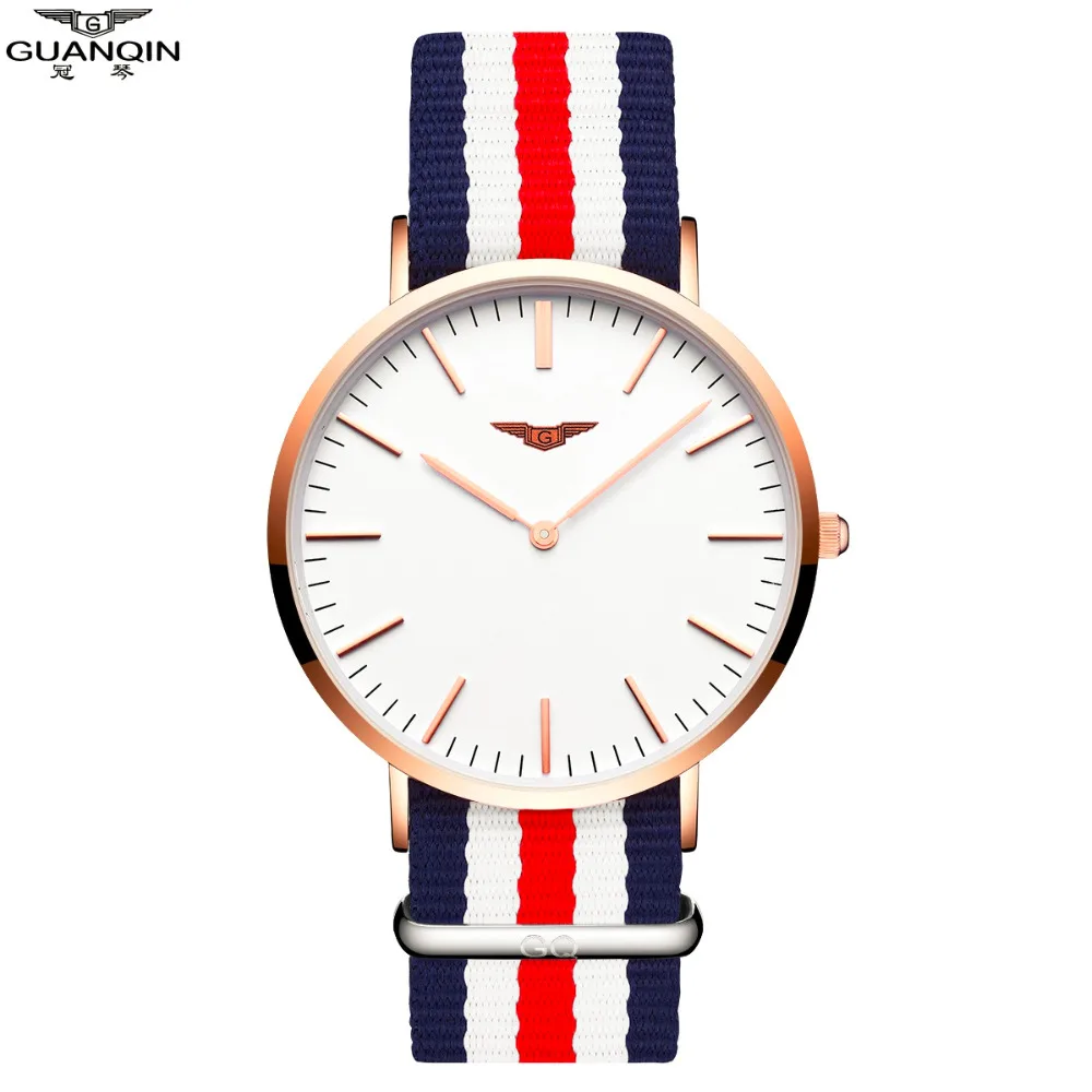 

Brand GUANQIN Sport Canvas Strap Women Watches Women Watches Bracelet Watch Ladies Quartz Waterproof Wrist Watches relojes mujer