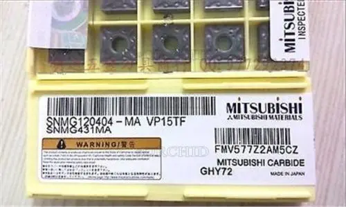 

New MI+ Snmg120404-Ma Vp15tf Snmg431ma Carbide Inserts 10Pcs/Box H