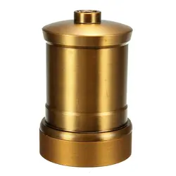 Винт прочный аксессуары 250 W розетку Алюминий золото база кулон Keyless держатель для ниток Винтаж для E27 лампы