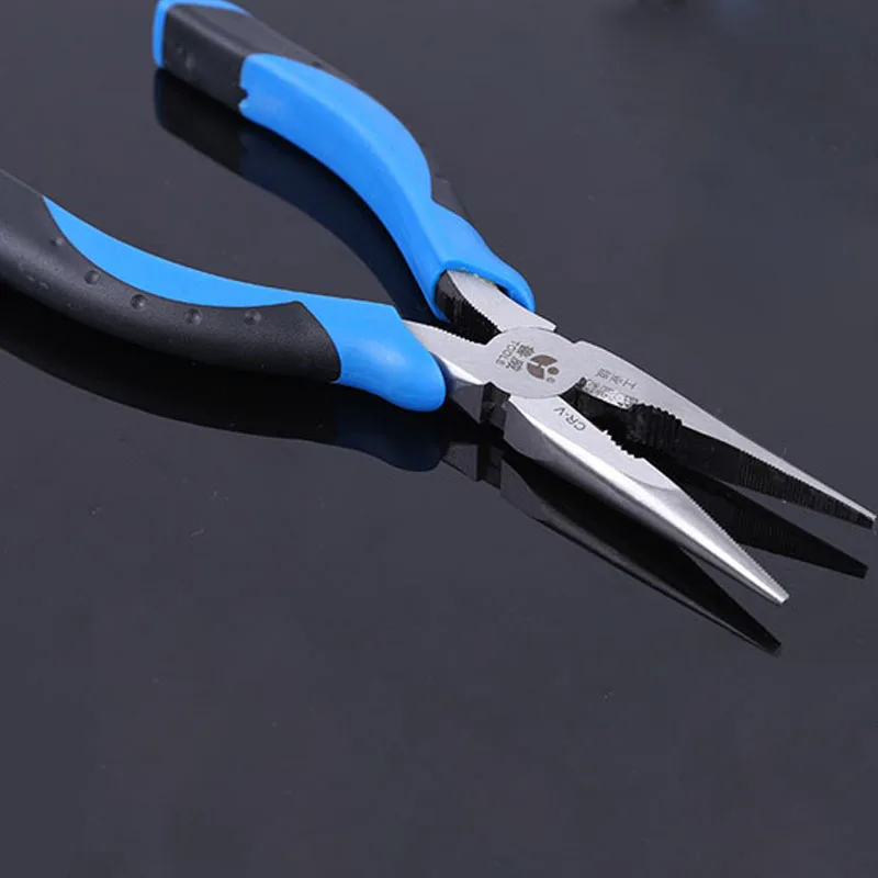 8" High Quality Long Nose Pliers with Non slip Handle High Carbon Steel
