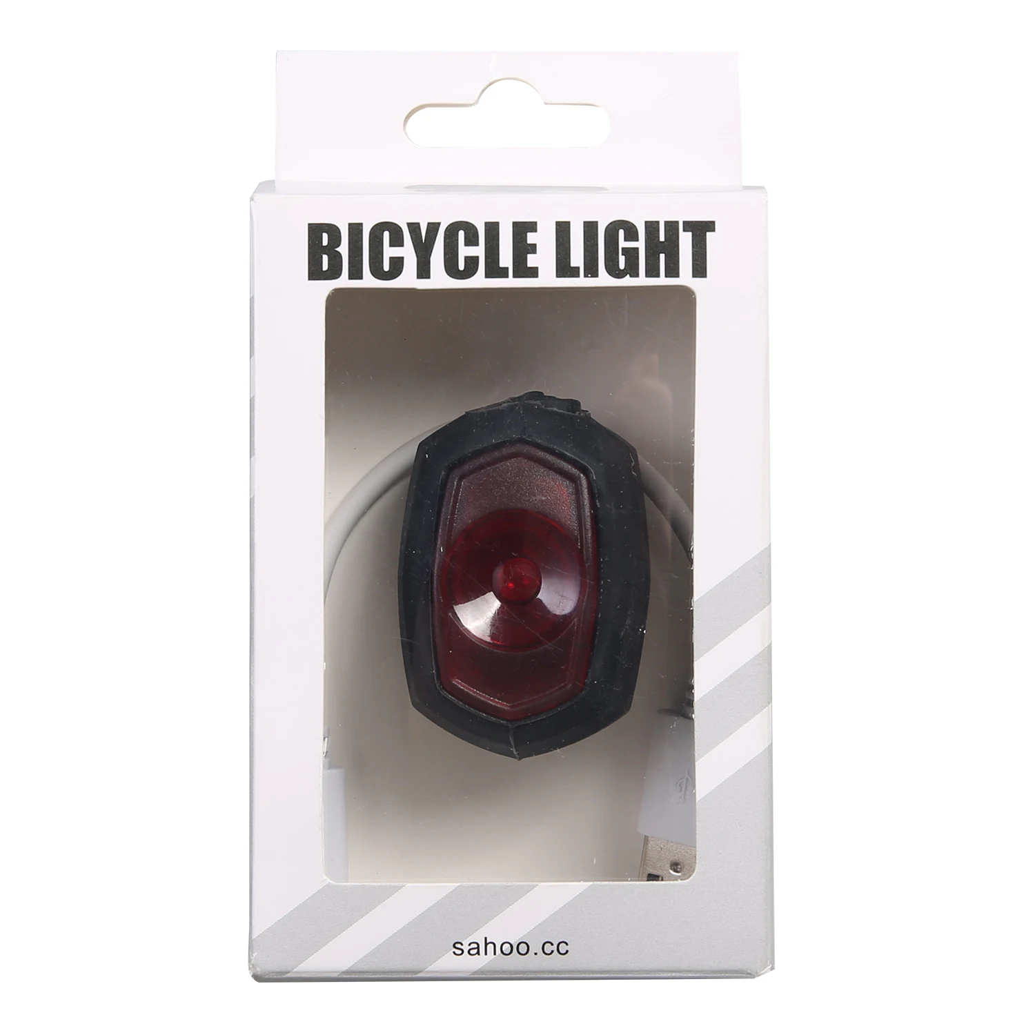 Discount SAHOO Rechargeable LED USB Mountain Bike Tail Light Taillight MTB Safety Warning Bicycle Rear Light Bicycle front Lamp, 71392 5