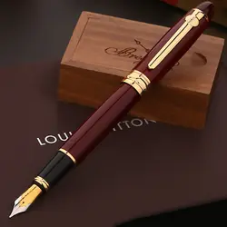 Duke 146 оригинальный европейский вкус перьевая ручка Iridium со средним наконечником чернила Duke ручка, благородный красный цвет для офиса Бизнес
