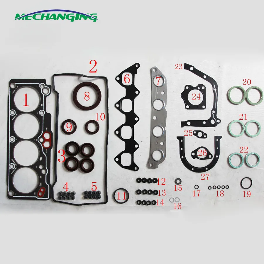 

4AFE 4A-FE For TOYOTA COROLLA SPRINTER CARINA Engine Rebuild Kits Engine Parts Full Set Engine Gasket 04111-16231 50168100