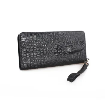 

Famous brand designer women wallet coin purse Genuine Leather 3d Stereo crocodile Head card holder Womens Wallets Clutches bag