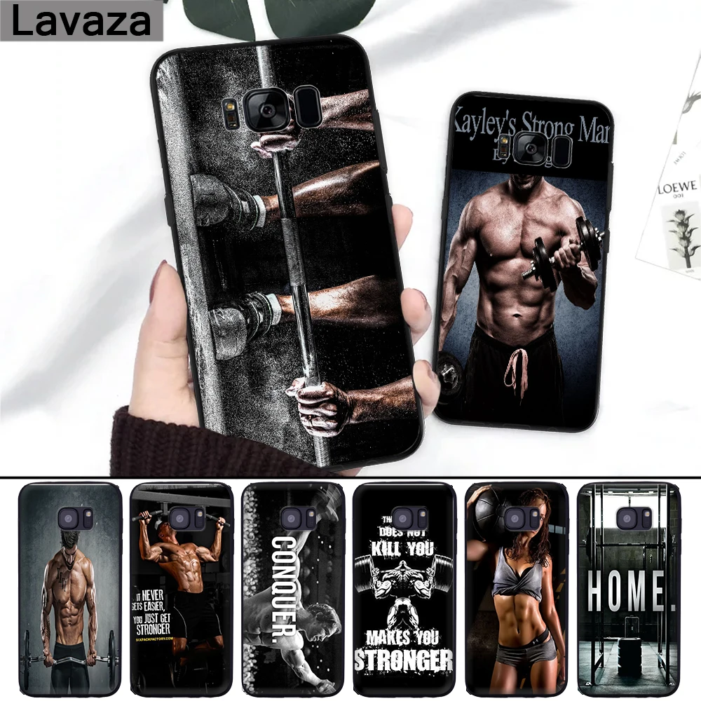 Lavaza Loving Бодибилдинг Тренажерный Зал Фитнес Силиконовый чехол для Samsung S6 Edge S7 S8 Plus