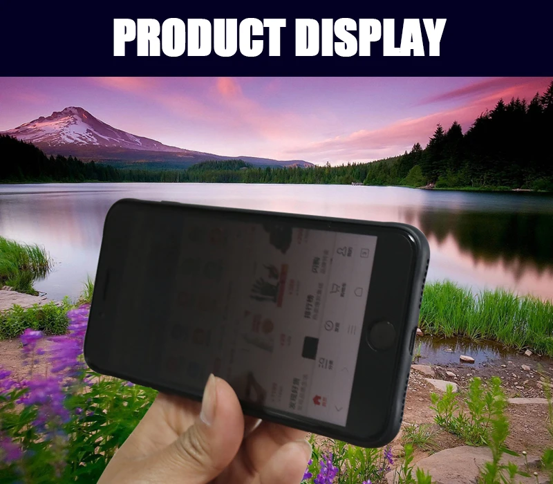 TOMKAS Privacy Glass For iPhone 5 5S 5C Screen Protector Anti-peeping For iPhone 8 7 6 6S Plus 5 5C 5S 4 4S Screen Protector