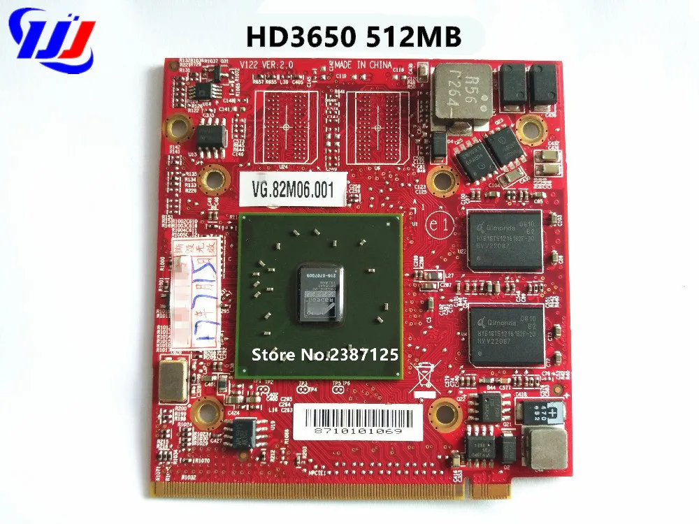 Для Ac эр Aspire 4920 г 5530 5720 г 5920 г 7520 г для ATI Mobility Radeon HD 3650 HD3650 DDR2 512 материнская плата для ноутбука Графика видео карты