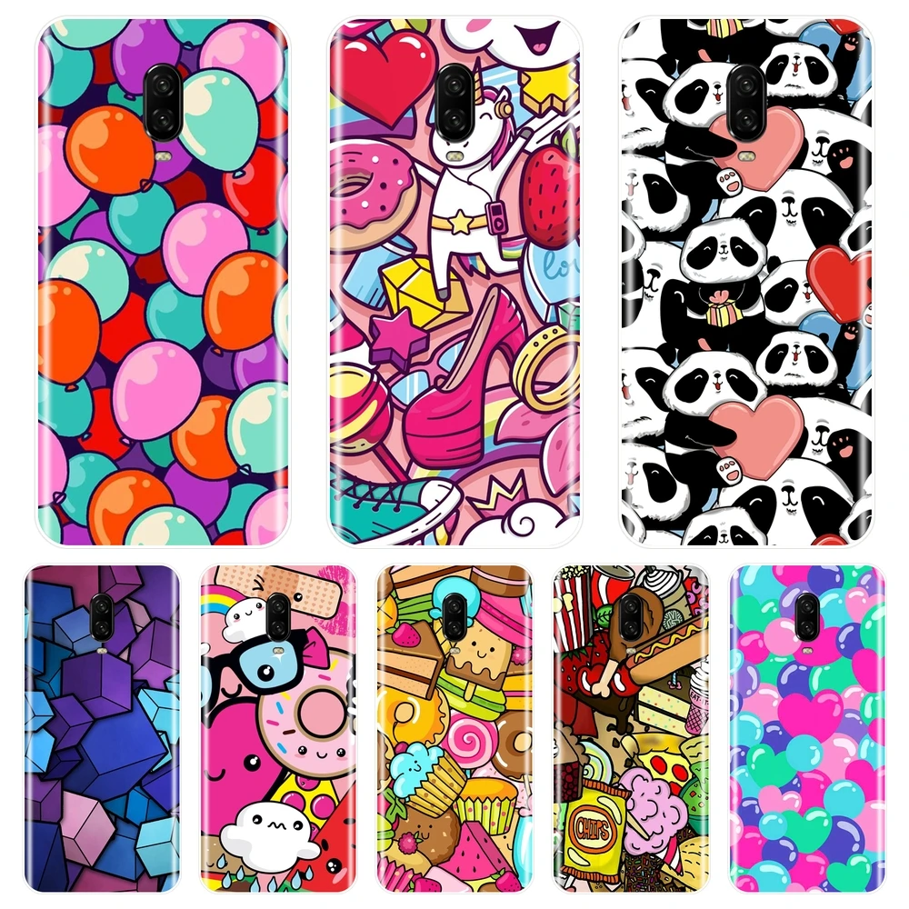 

TPU Cartoon Panda Heart Unicorn Food Back Cover For OnePlus 3 3T 5 5T 6 6T Soft Phone Case Silicone For One Plus 3 3T 5 5T 6 6T