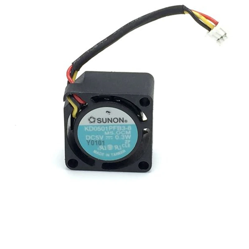 

SUNON 2010 20MM Mini cooling fan 20x20x10mm Cooling fan 5V 0.3w mini laptop fan ball KD0501PFB3-8