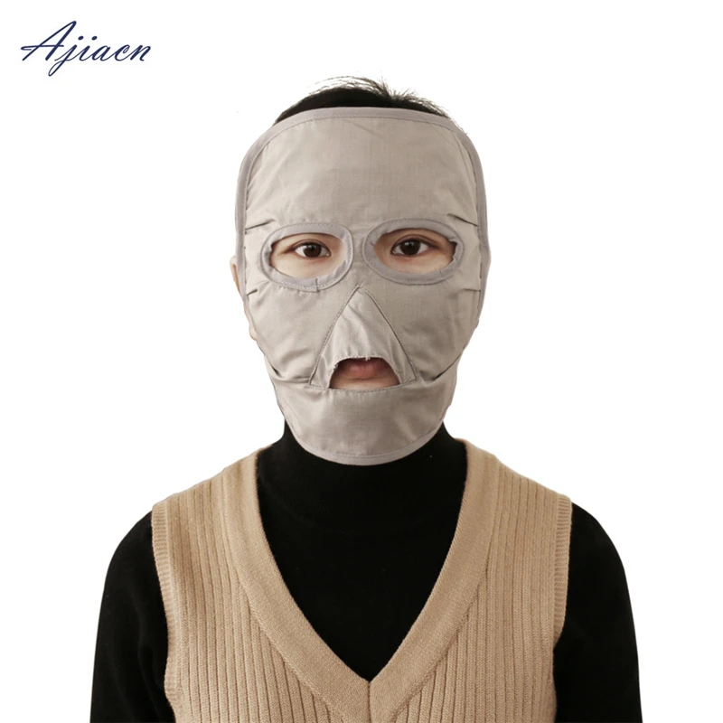 

Ajiacn Recommend electromagnetic radiation protection Silver fiber mask Prevention of face pimple growth EMF shielding face mask
