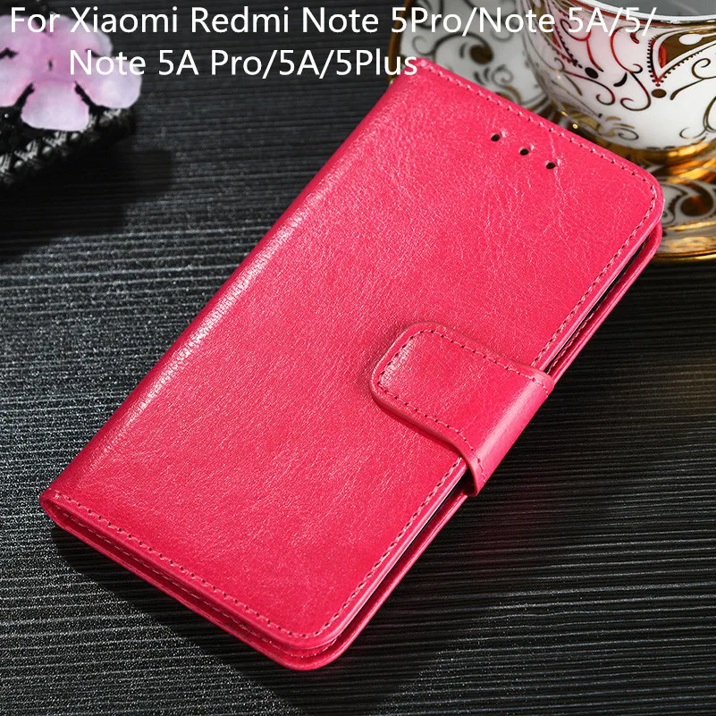 Для Xiaomi Redmi Note 5A Pro Y1 Lite 5 плюс Примечание Чехол PU кожаный бумажник чехол Coque |