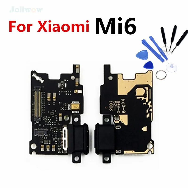 

For Xiaomi Mi6 USB Charging Port Charger Board Flex Cable Dock Plug Connector Replacement Parts For Xiaomi mi 6 m6