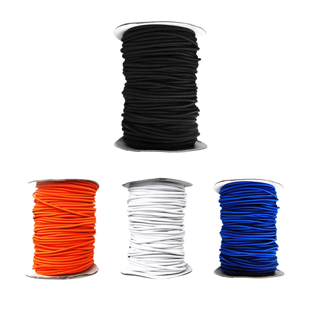 

1 Pcs 4mm Strong Elastic Bungee Rope Shock Cord Tie Down Boats Trailers Underwater Diving Boating 1m/3m/5m/10m Line