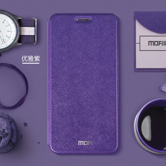 Тонкий флип чехол Mofi для Xiaomi Redmi 5A из искусственной кожи + ТПУ силиконовый