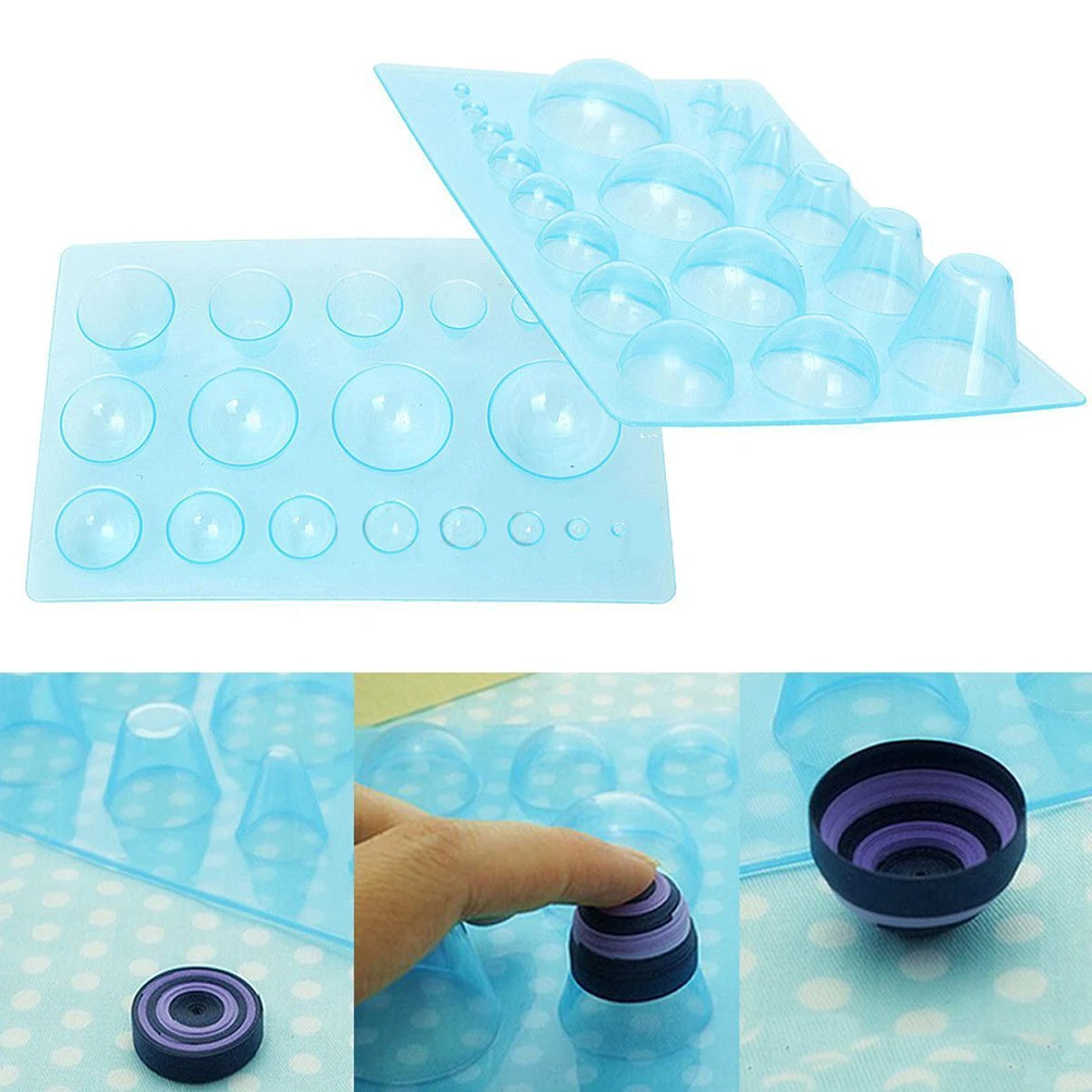 1Pc Paper Quilling Mould Half Ball Domes DIY Paper Handmade Craft Tool 13*20cm 1Pc Paper Quilling Mould Half Ball Domes DIY Paper Handmade Craft Tool 13*20cm