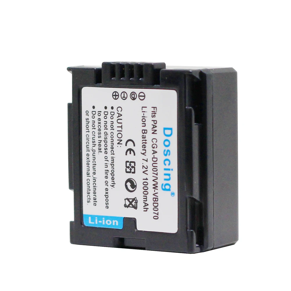 1P 7.2V 1000mAh Rechargeable Batteries Camera battery for