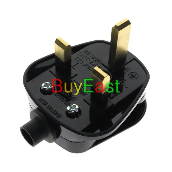 2 X UK Ireland Cyprus Malaysia Singapore BS1363 13A Rewireable Plug