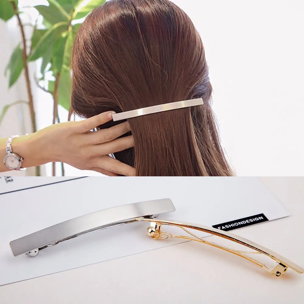 

1 PC Metal Long Strip Hairpins Women Hair Clips barrette Bobby Pins Girls Hairgrip Hair Accessories Headdress Dropship Hot Sale