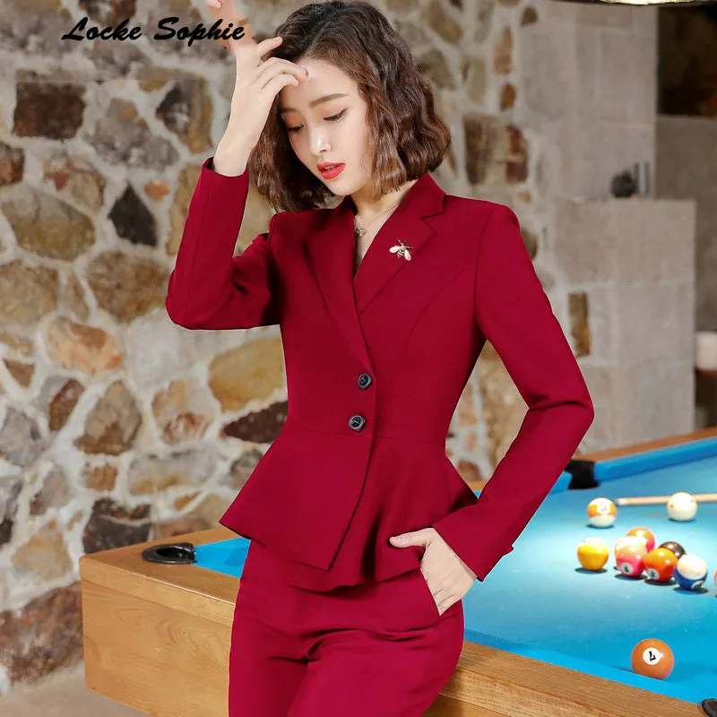 Women's Plus size Blazers coats 2019 Spring cotton blend irregular Small Suits jackets ladies Skinny Office Blazers Suits coats