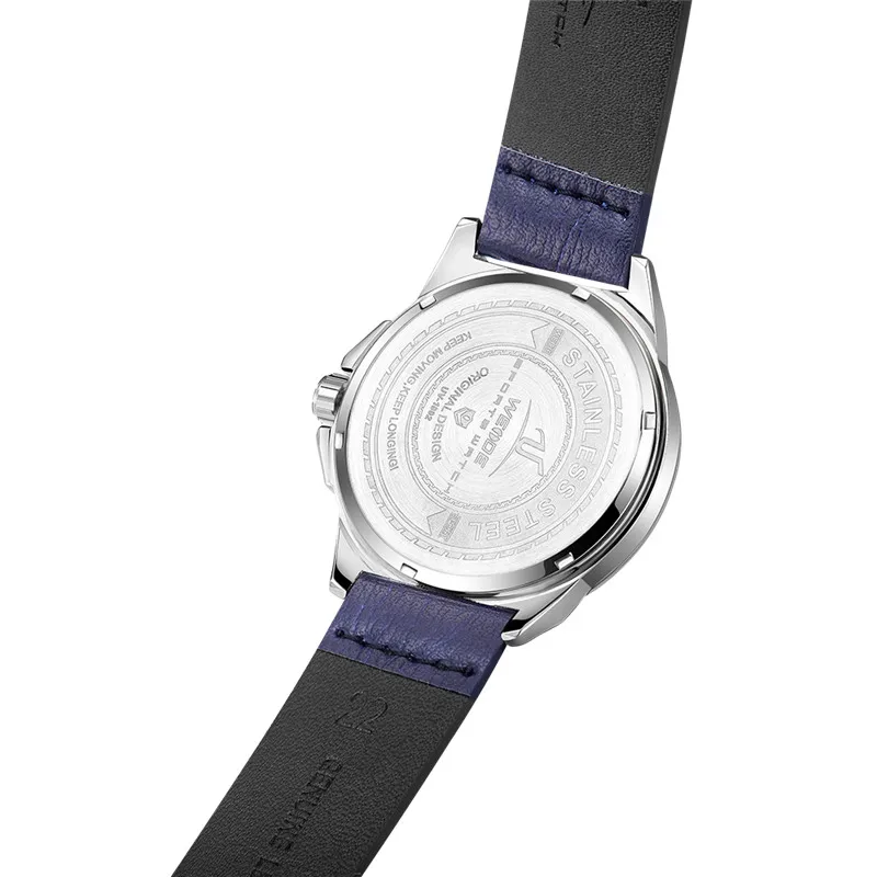 WEIDE мужские часы с кожаным ремешком наручные аналоговый цифровой кварцевый