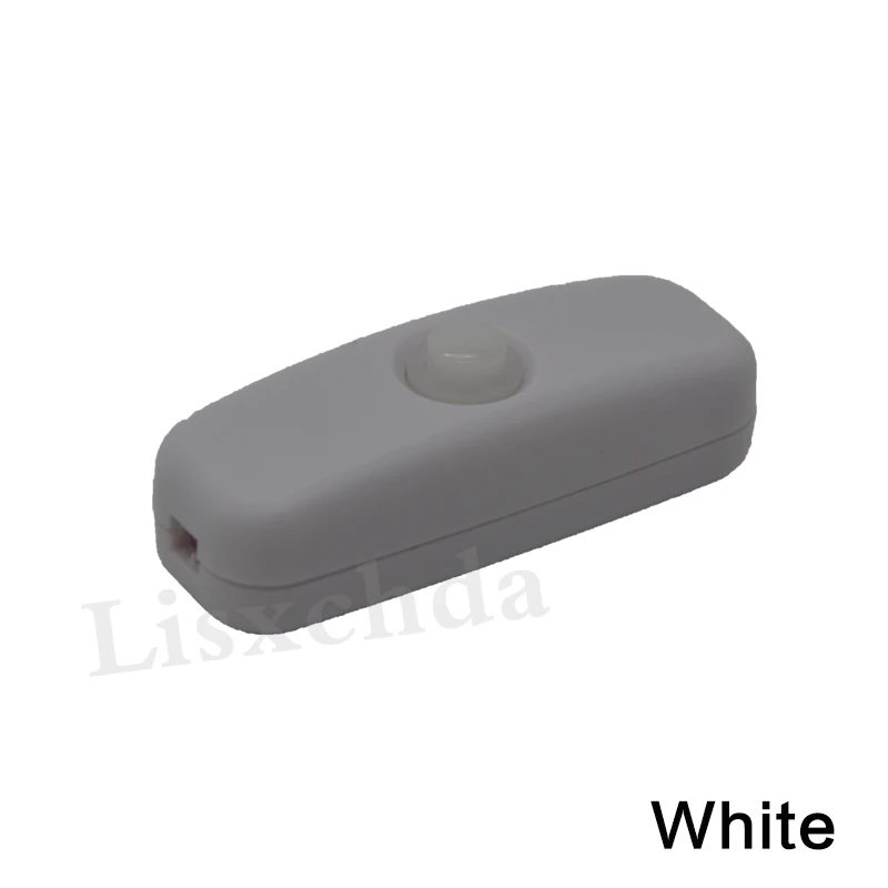 5 шт. в партии 501 кнопочный переключатель для Светодиодный свет DIY светодиодные полосы лампы Переключатель 501 черно-белая кнопка переключатели