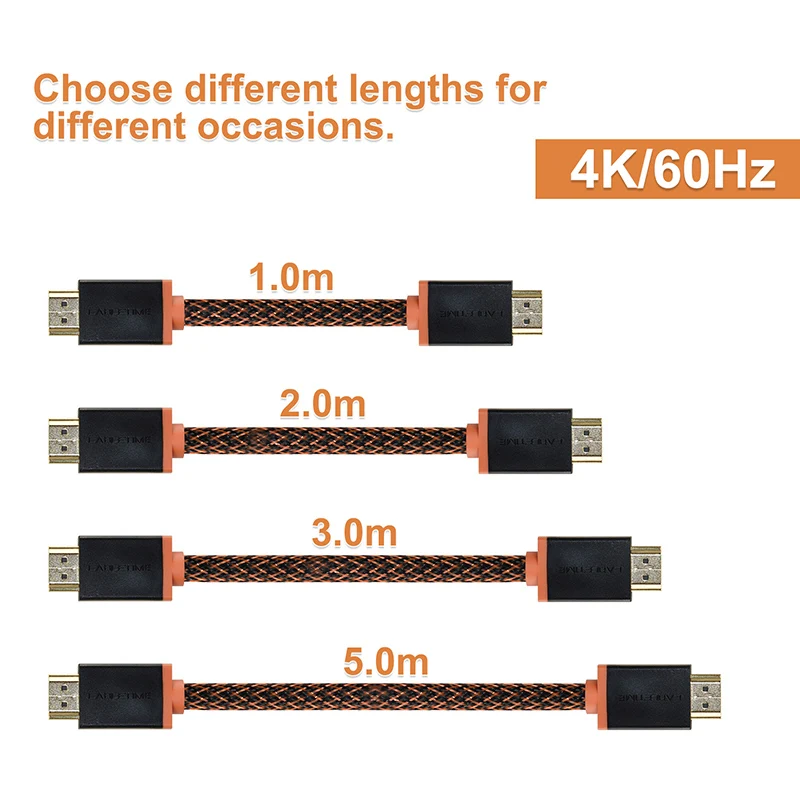 Cabletime Thunderbolt HDMI Cable 4K 2.0 60hz HDMI TO HDMI Cable Adapter 1m 1.8m 3m 5m 2 Colors Audio extractor for PC DP N047 Cabletime Thunderbolt HDMI Cable 4K 2.0 60hz HDMI TO HDMI Cable Adapter 1m 1.8m 3m 5m 2 Colors Audio extractor for PC DP N047