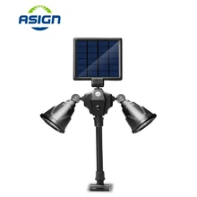 Работающая на солнечной энергии газонная светодиодная лампы Светодиодные пятно света Водонепроницаемый IP65 7,2 W Портативный солнечной энергии лампы украшения путь Led садовое освещение на солнечной батарее