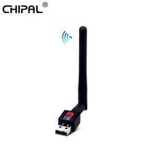 CHIPAL 150Mbps USB WiFi adaptörü alıcısı Mini Dongle harici kablosuz LAN ağ kartı 2.4GHz 802.11n/g/b için PC bilgisayar