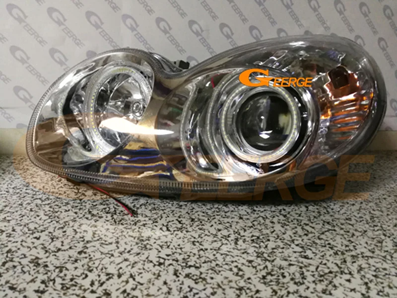 Для hyundai Sonata 2002 2003 2004 2005 smd led Ангельские глазки комплект отлично Ультра яркое освещение DRL