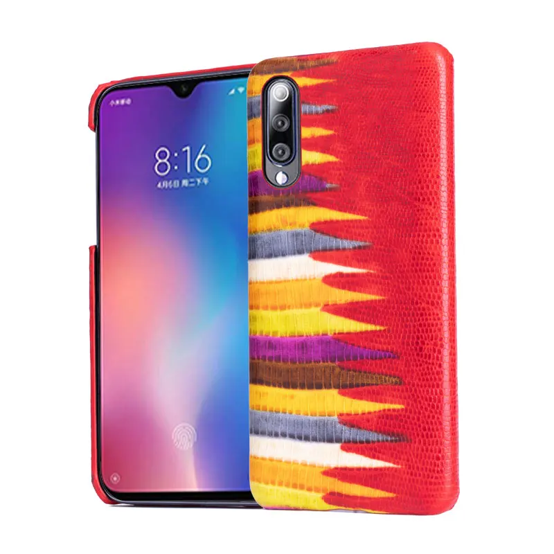 

Half-wrapped cases for xiaomi 9 case 9 se mi9 Transparent leather Phone case phone bag case phone Cowhide Painted Handmade
