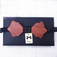 Формальный коммерческий деревянный галстук-бабочка галстук мужской сплошной цвет брак галстук-бабочка для мужчин Конфеты Цвет Бабочка галстук деревянный лук галстук