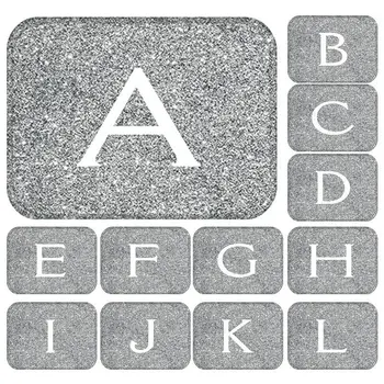 

Gray Letter Anti-Slip Doormat Kitchen Entrance Door Mat Suede Velvet Carpet Rubber Colorful Indoor Floor Mats Rug 48248