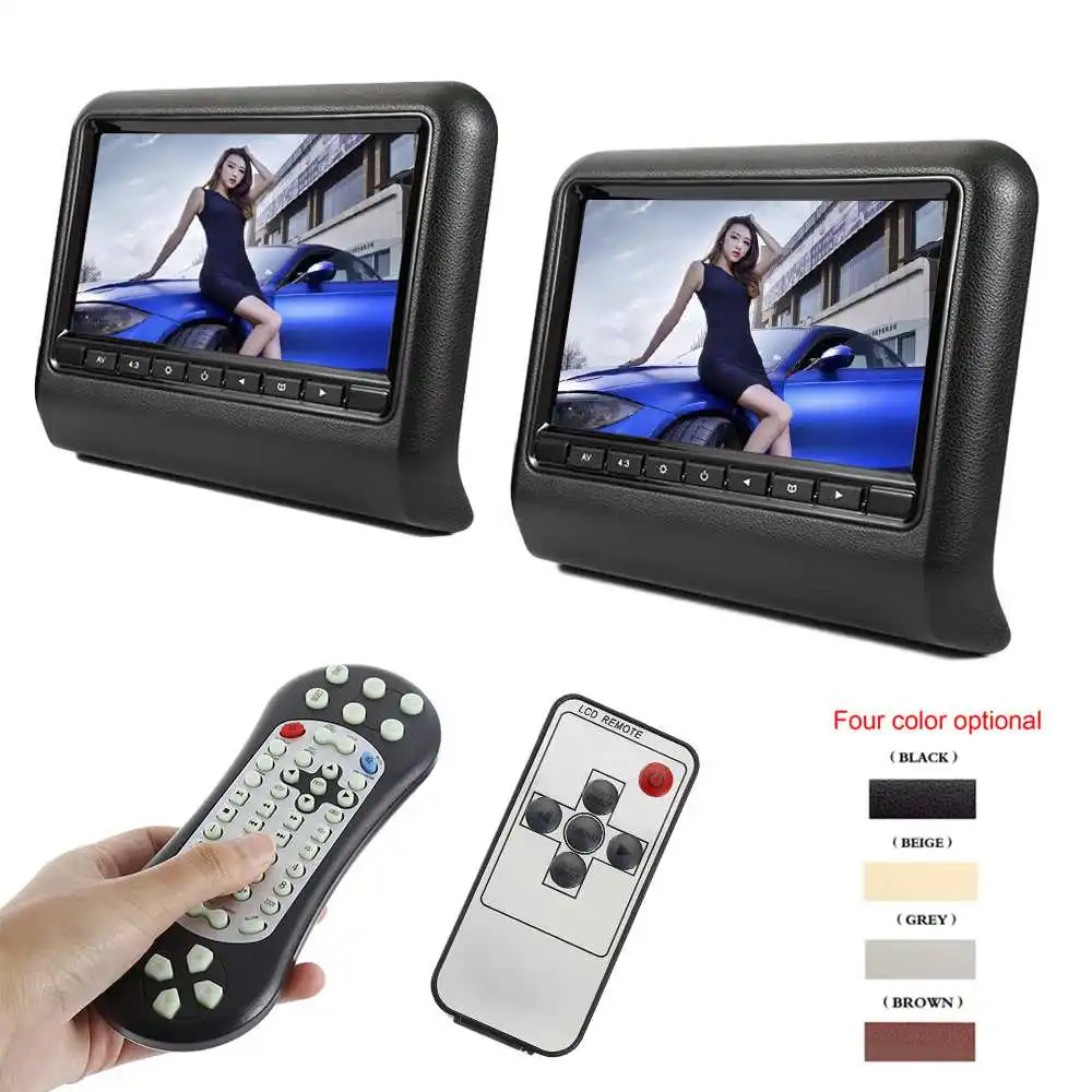 DHL 9 Inch Universal Car Headrest DVD Player with HDMI 800 x 480 LCD Screen Backseat Monitor