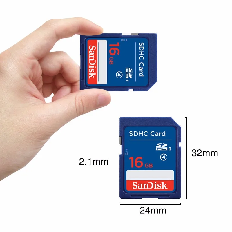 Оригинальная sd-карта SanDisk, 32 ГБ, 16 ГБ, 8 ГБ, 4 Гб, C4, SDHC, карта памяти класса 4, карта памяти для камеры, карта SD, официальная проверка