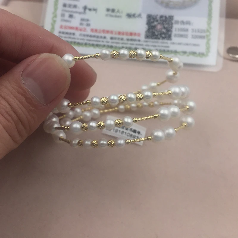 SL18K10023 18K  AU750 Gold bracelet bangles (22)