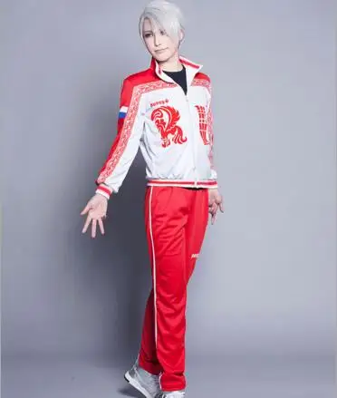 

Viktor Nikiforov Costume Adult Japanese Anime Yuri on Ice Viktor Nikiforov Victor Halloween Cosplay Costume For Women And Men