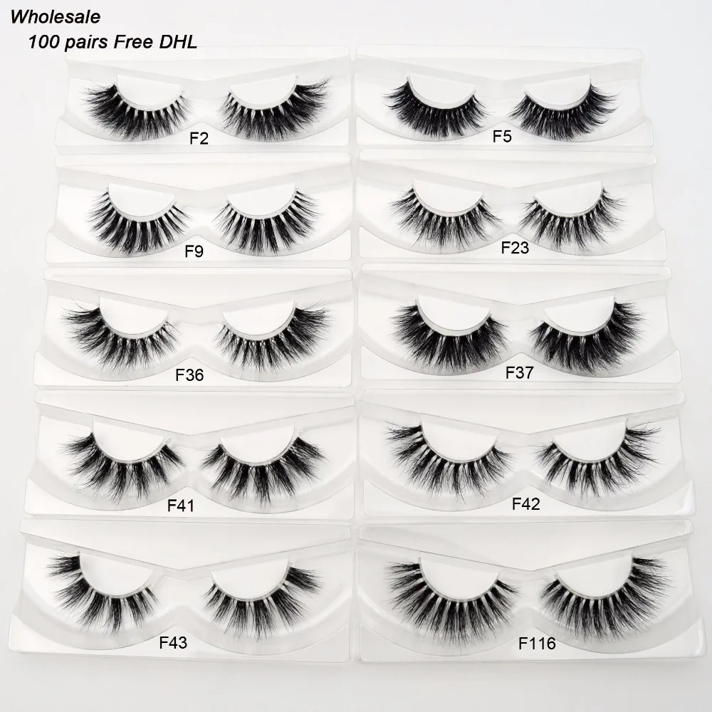

Free DHL 100Pairs Visofree Eyelashes 3D Mink Lashes Invisible Band Mink Eyelashes 17Style Cruelty Free Reusable Lashes Wholesale