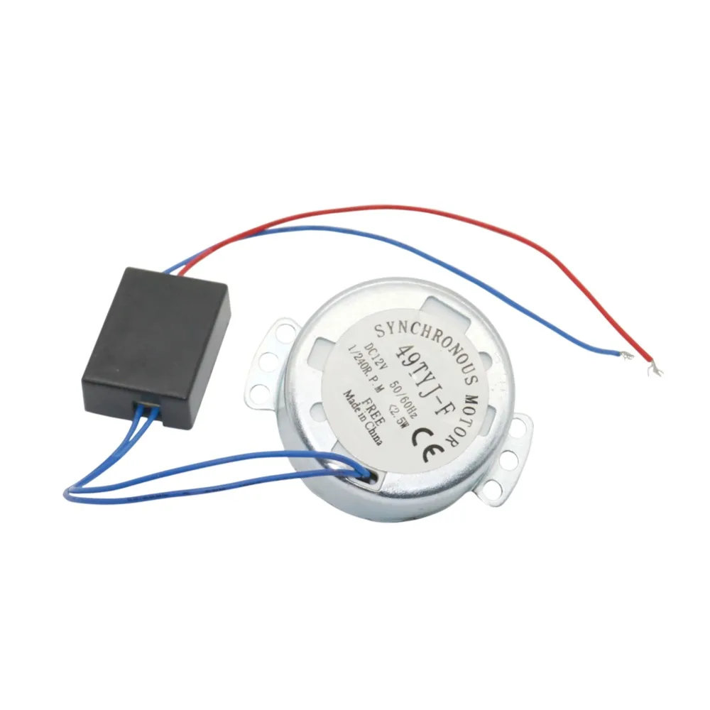 DC 12 V 1/240 RPM двигатель куриная лопатка ротора для DIY фермерский инкубатор медленная