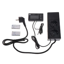 TC-220 0-50c dia/noite fora termostato réptil digital com regulador de temporizador amphibian animal controlador de temperatura