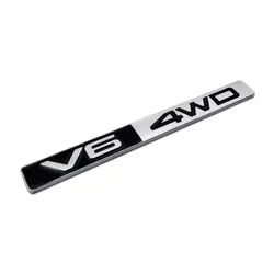 Для V6 4WD автомобильный стикер для Mercedes Benz Бьюик Форд Dodge Holden Lincoln Volkswagen Toyota металлический 3D логотип эмблема наружный авто