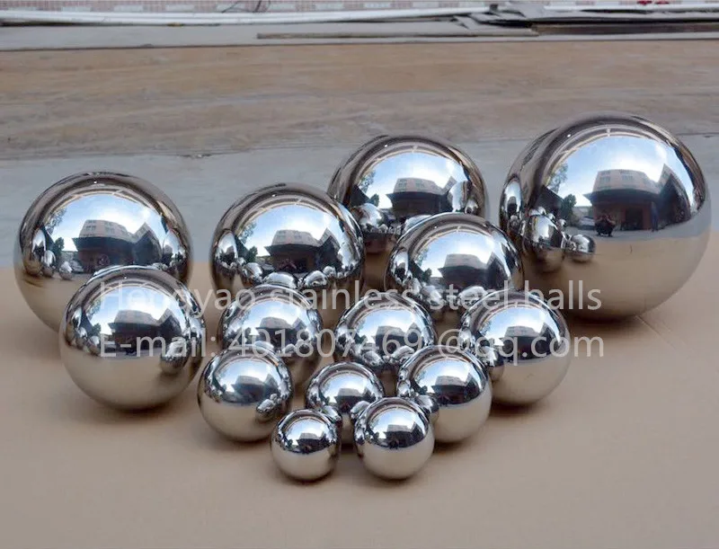 Серебряный диаметр 400 мм 40 см 201 нержавеющая сталь полый шар бесшовный зеркальный шар семейный внутренний двор украшение интерьера