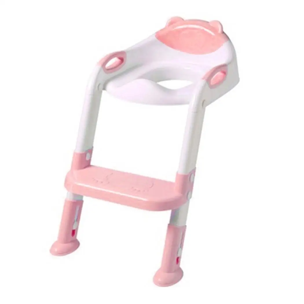 

Children Toilet Seat Baby Toilet Ladder Folding 1-7 years Pink, Sky blue Toilet Soft cushion, Hard cushion