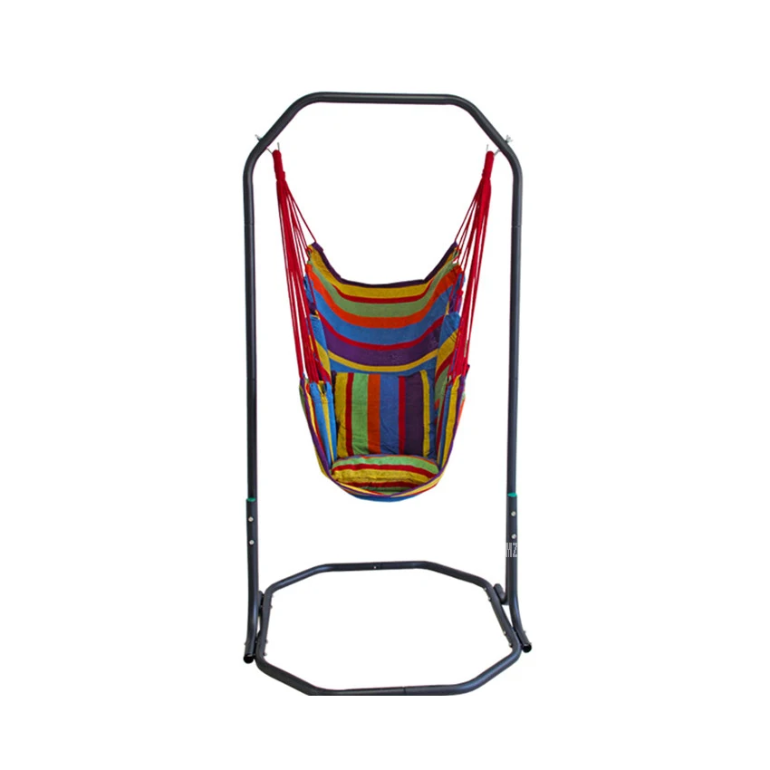 Мода сад дома балкон гладить холст висит стул подшипник 200 кг качели гамак для детей и взрослых с кронштейном 170 см высота