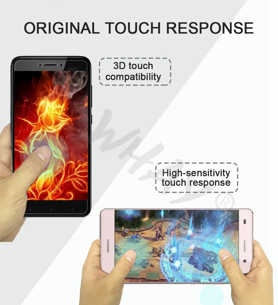 WHAY 2.5D 9H Tempered Glass For Huawei Y9 2019 Screen Protector Transparent Glass on the For Huawei Y9 2019 Protective Film      (7)