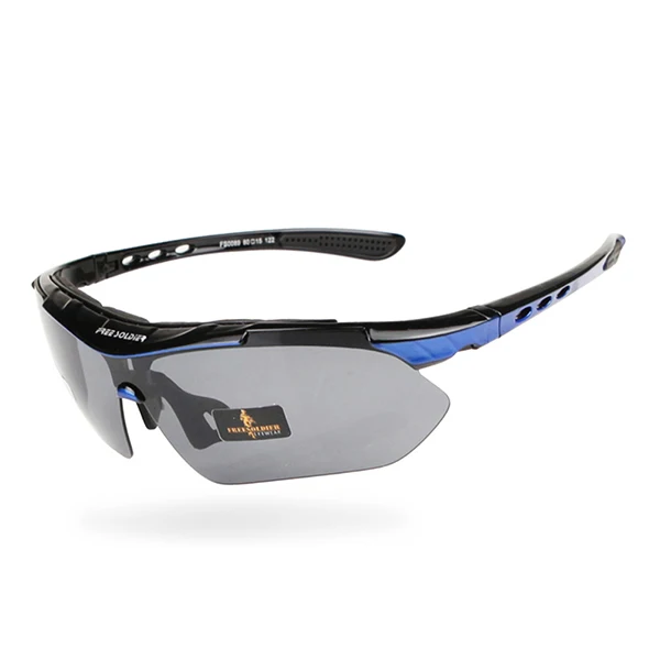 FREE SOLDIER Спортивные очки с поляризованным светом, тактические пуленепробиваемые очки, защитные очки для близоруких и рыбалки, оправа для очков для близоруких защиты от ультрафиолетовых лучей Локальная - Цвет: blue